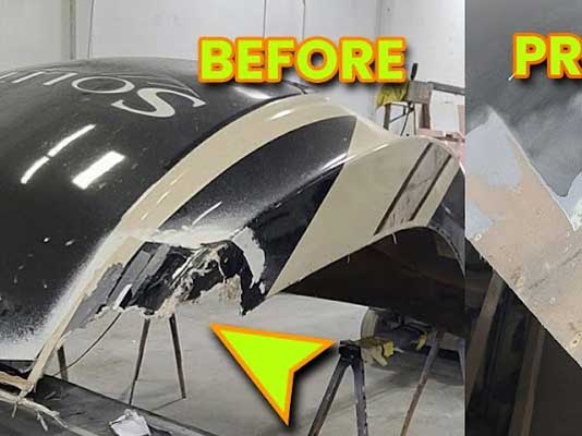 Rv Repair Front Cap Fiberglass Repair